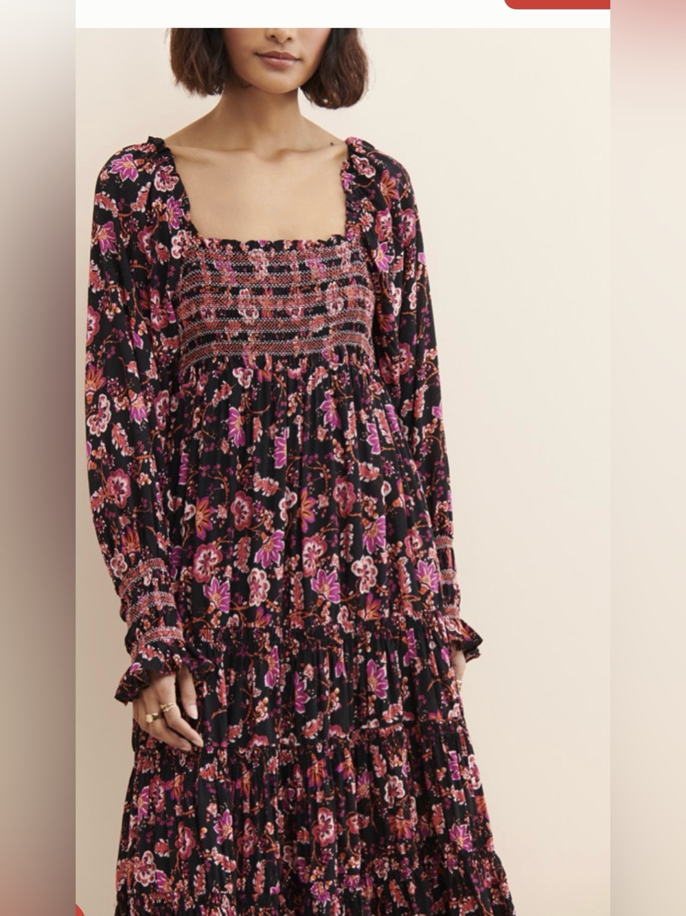 Free People Sweet Escape Maxi Dress Floral Romantic Boho Fairy , small - Picture 6 of 15